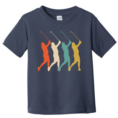 Retro Vintage Golf Lover Toddler T-Shirt