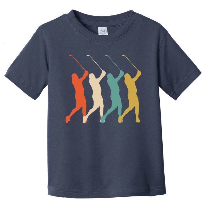 Retro Vintage Golf Lover Toddler T-Shirt