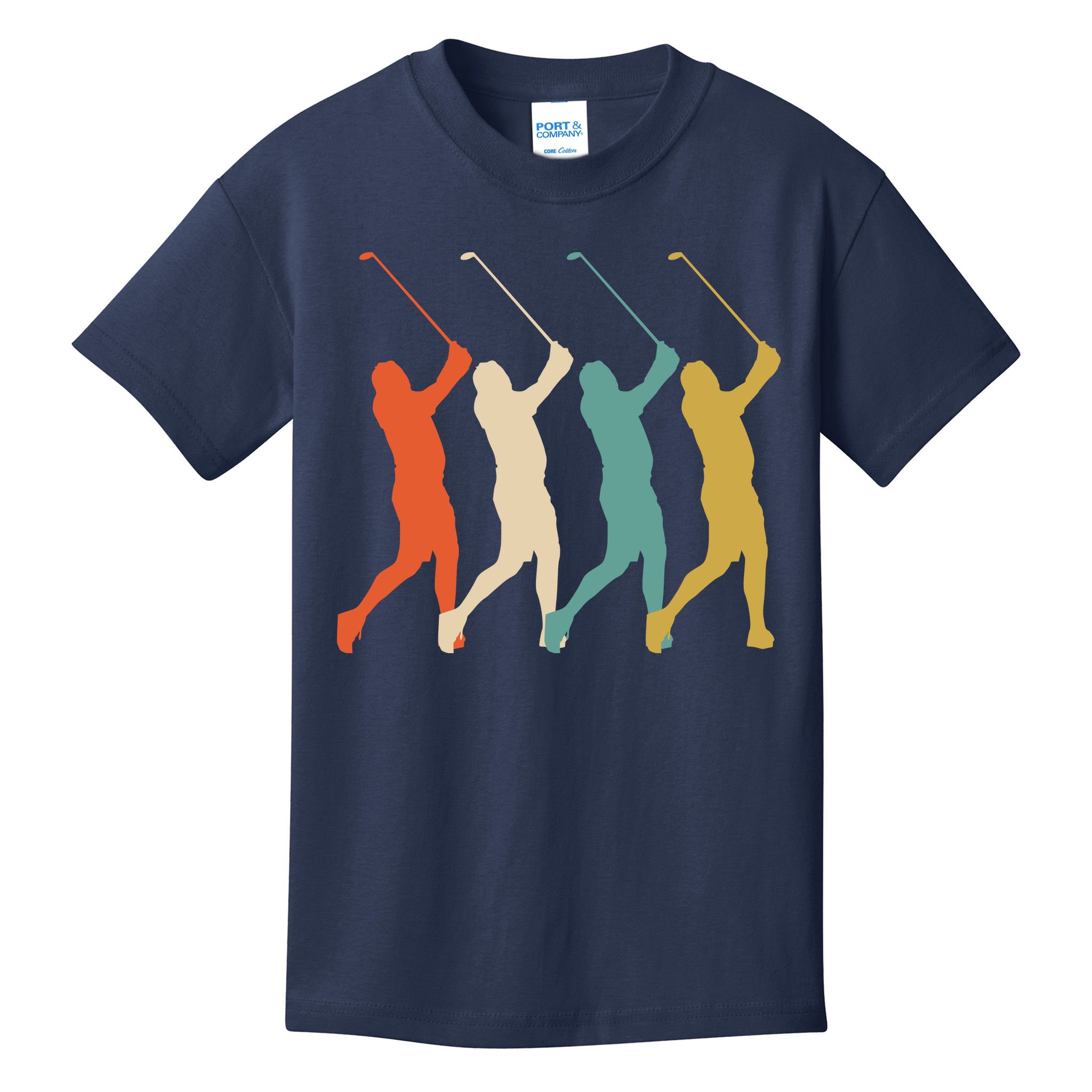 Retro Vintage Golf Lover Kids T-Shirt