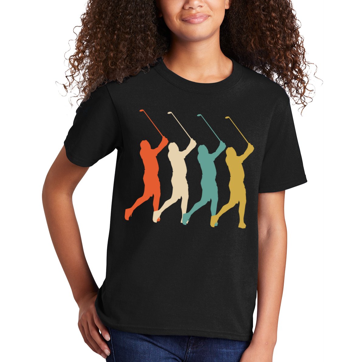 Retro Vintage Golf Lover Kids T-Shirt