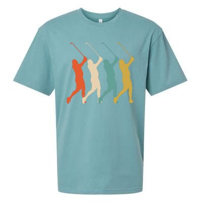 Retro Vintage Golf Lover Sueded Cloud Jersey T-Shirt