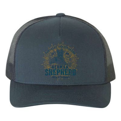 Retro Vintage Ger Shepherd Gift Yupoong Adult 5-Panel Trucker Hat