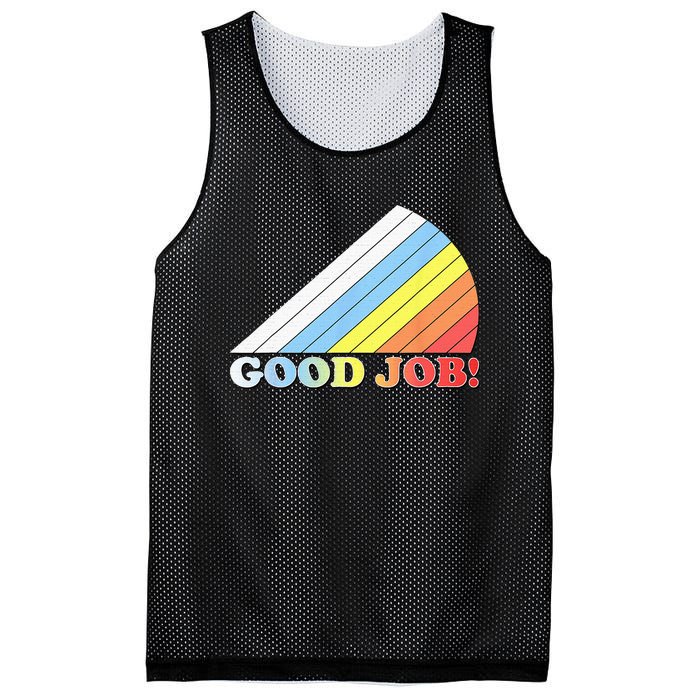 Retro Vintage Good Job! Mesh Reversible Basketball Jersey Tank