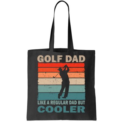 Retro Vintage Golf Player Dad Golf Father's Day Gift For Dad Tote Bag