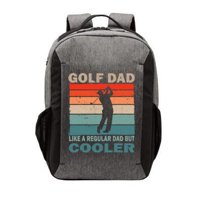 Retro Vintage Golf Player Dad Golf Father's Day Gift For Dad Vector Backpack