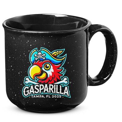Retro Vintage Gasparilla Tampa Fl 2025 Pirate Festival 15oz Campfire Ceramic Mug