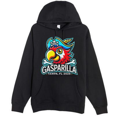 Retro Vintage Gasparilla Tampa Fl 2025 Pirate Festival Premium Pullover Hoodie