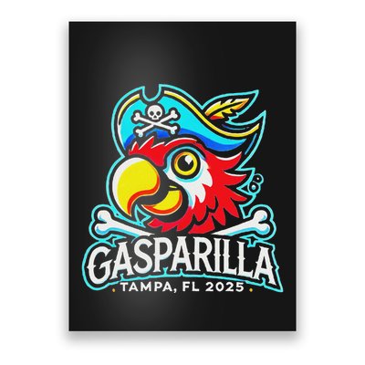 Retro Vintage Gasparilla Tampa Fl 2025 Pirate Festival Poster