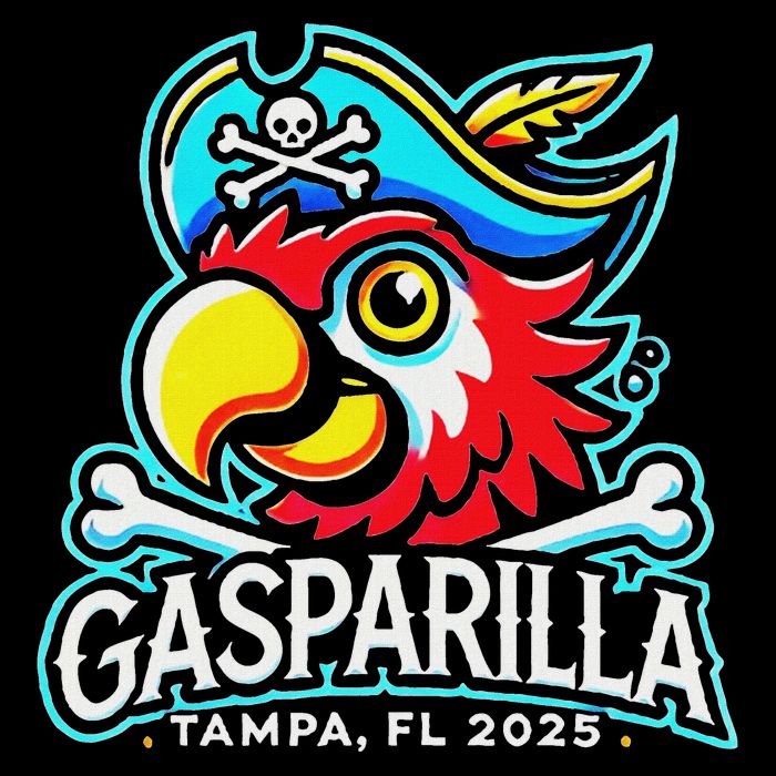 Retro Vintage Gasparilla Tampa Fl 2025 Pirate Festival Baby Bodysuit