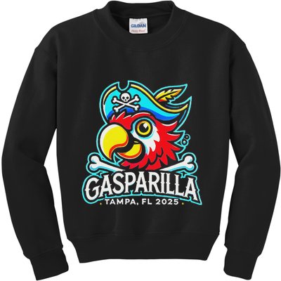 Retro Vintage Gasparilla Tampa Fl 2025 Pirate Festival Kids Sweatshirt