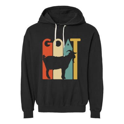 Retro Vintage Goat Tee Animal Goats Lover Gifts Garment-Dyed Fleece Hoodie