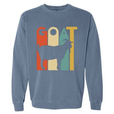 Retro Vintage Goat Tee Animal Goats Lover Gifts Garment-Dyed Sweatshirt