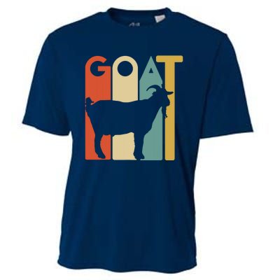 Retro Vintage Goat Tee Animal Goats Lover Gifts Cooling Performance Crew T-Shirt