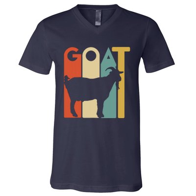 Retro Vintage Goat Tee Animal Goats Lover Gifts V-Neck T-Shirt