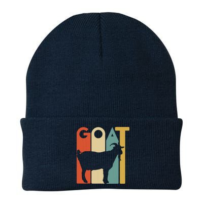 Retro Vintage Goat Tee Animal Goats Lover Gifts Knit Cap Winter Beanie