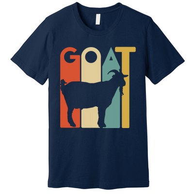 Retro Vintage Goat Tee Animal Goats Lover Gifts Premium T-Shirt