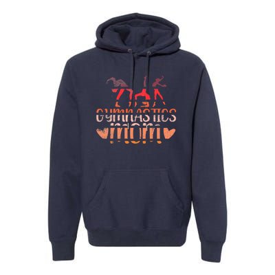 Retro Vintage Gymnastics Mom Gymnast MotherS Day Premium Hoodie