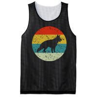 Retro Vintage German Shepherd Mesh Reversible Basketball Jersey Tank