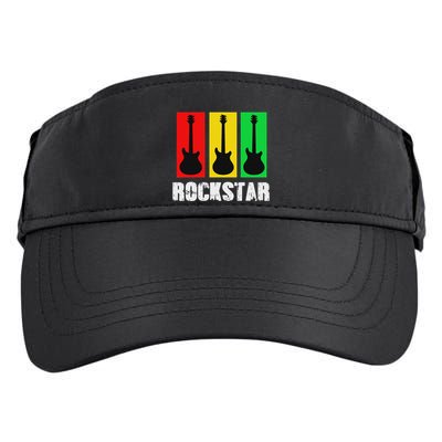 Rockstar Vintage Guitar Adult Drive Performance Visor