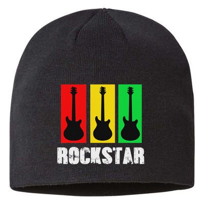 Rockstar Vintage Guitar Sustainable Beanie