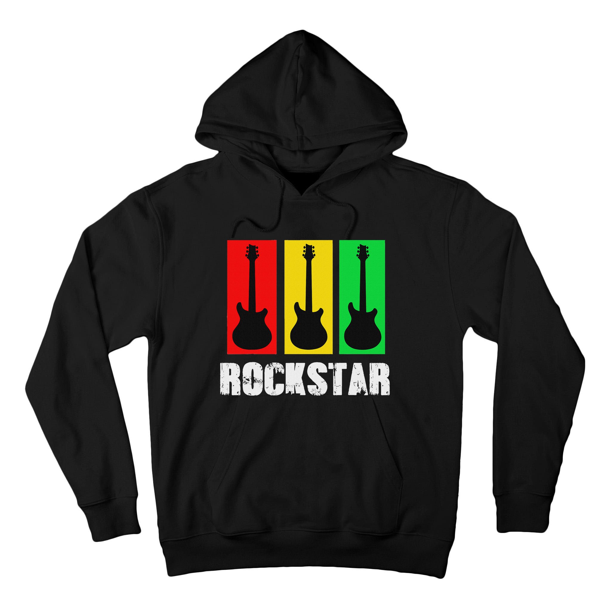 Rockstar Vintage Guitar Tall Hoodie