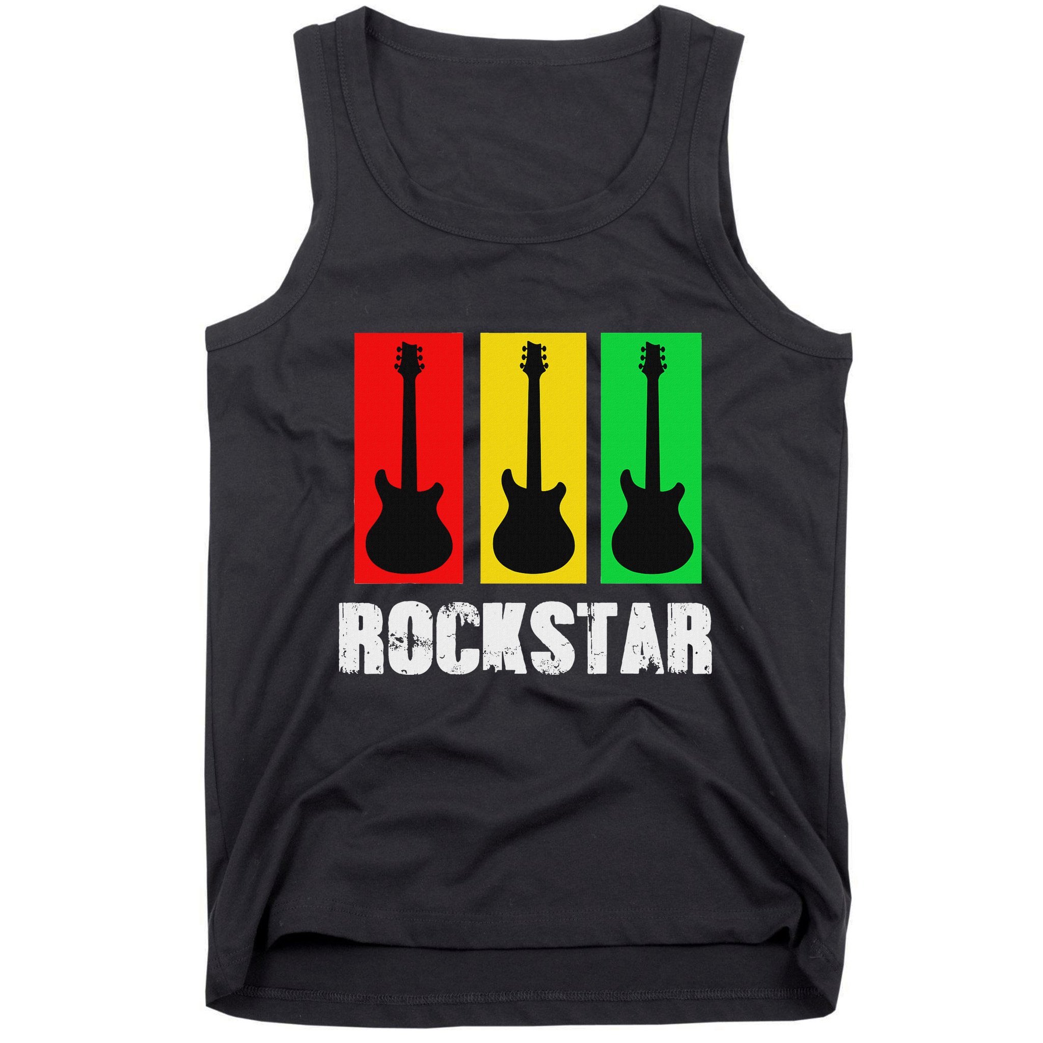 Rockstar Vintage Guitar Tank Top