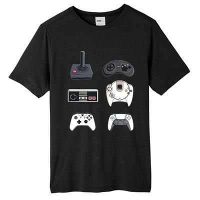 Retro Video Game Controllers Funny Gaming Tall Fusion ChromaSoft Performance T-Shirt