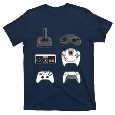 Retro Video Game Controllers Funny Gaming T-Shirt