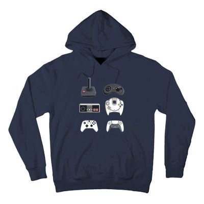 Retro Video Game Controllers Funny Gaming Tall Hoodie