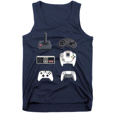 Retro Video Game Controllers Funny Gaming Tank Top