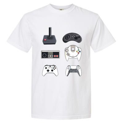 Retro Video Game Controllers Funny Gaming Garment-Dyed Heavyweight T-Shirt