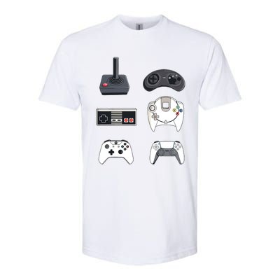 Retro Video Game Controllers Funny Gaming Softstyle CVC T-Shirt