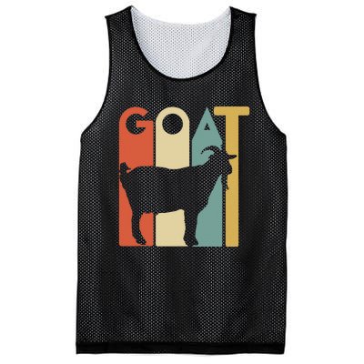 Retro Vintage Goat Animal Goats Lover Gifts Mesh Reversible Basketball Jersey Tank