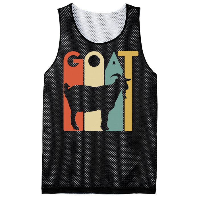 Retro Vintage Goat Animal Goats Lover Gifts Mesh Reversible Basketball Jersey Tank