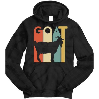 Retro Vintage Goat Animal Goats Lover Gifts Tie Dye Hoodie