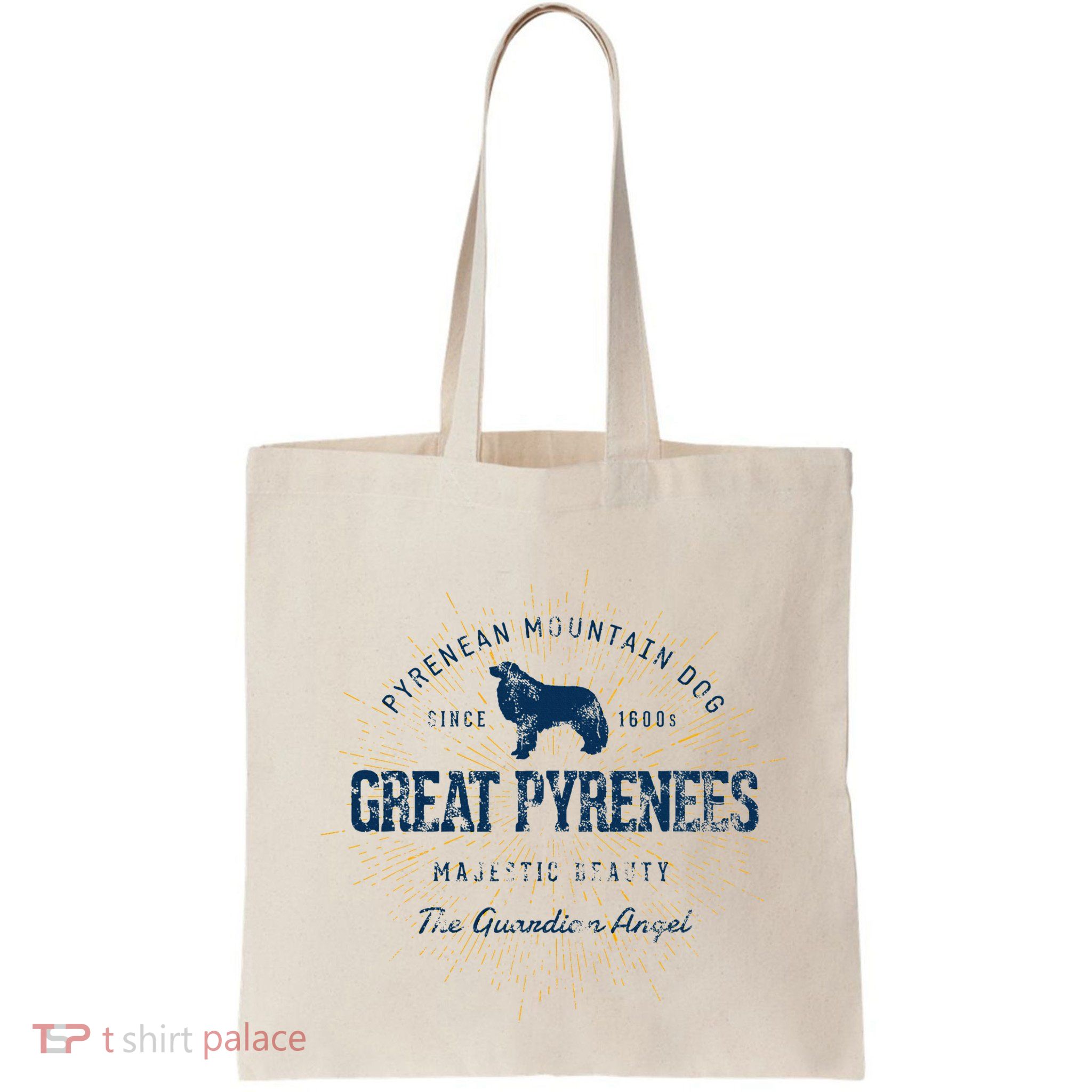 Retro Vintage Great Pyrenees Bag