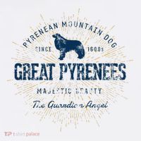 Retro Vintage Great Pyrenees Tall T-Shirt