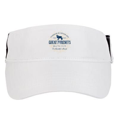 Retro Vintage Great Pyrenees Adult Drive Performance Visor