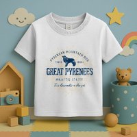 Retro Vintage Great Pyrenees Toddler T-Shirt
