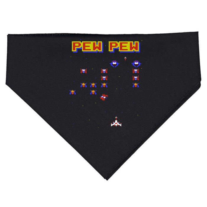 Retro Video Game Old School Game 80s Vintage Gaming USA-Made Doggie Bandana