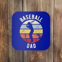 Retro Vintage Gift Sports Fan Gift Funny Baseball Dad Gift Coaster