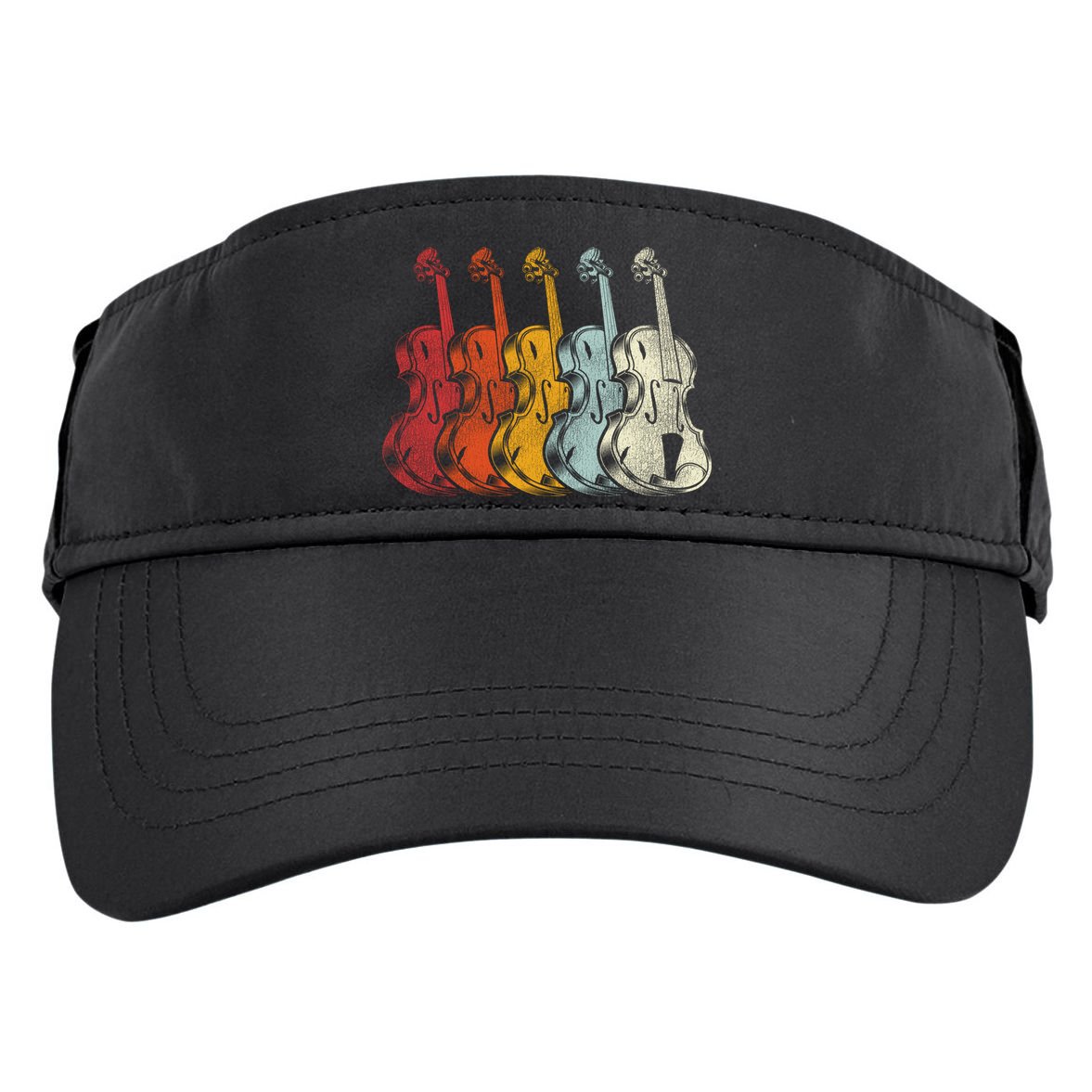 Retro Violin Gift Adult Drive Performance Visor