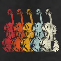 Retro Violin Gift Adult Drive Performance Visor
