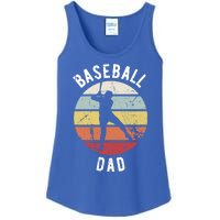 Retro Vintage Gift Sports Fan Gift Funny Baseball Dad Great Gift Ladies Essential Tank