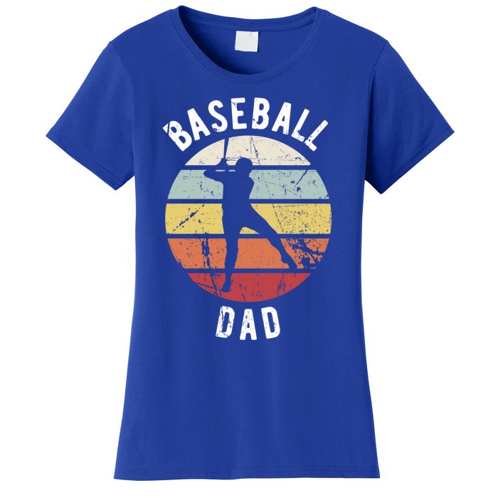 Retro Vintage Gift Sports Fan Gift Funny Baseball Dad Great Gift Women's T-Shirt