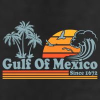 Retro Vintage Gulf Of Mexico Since 1672 Garment-Dyed Heavyweight T-Shirt