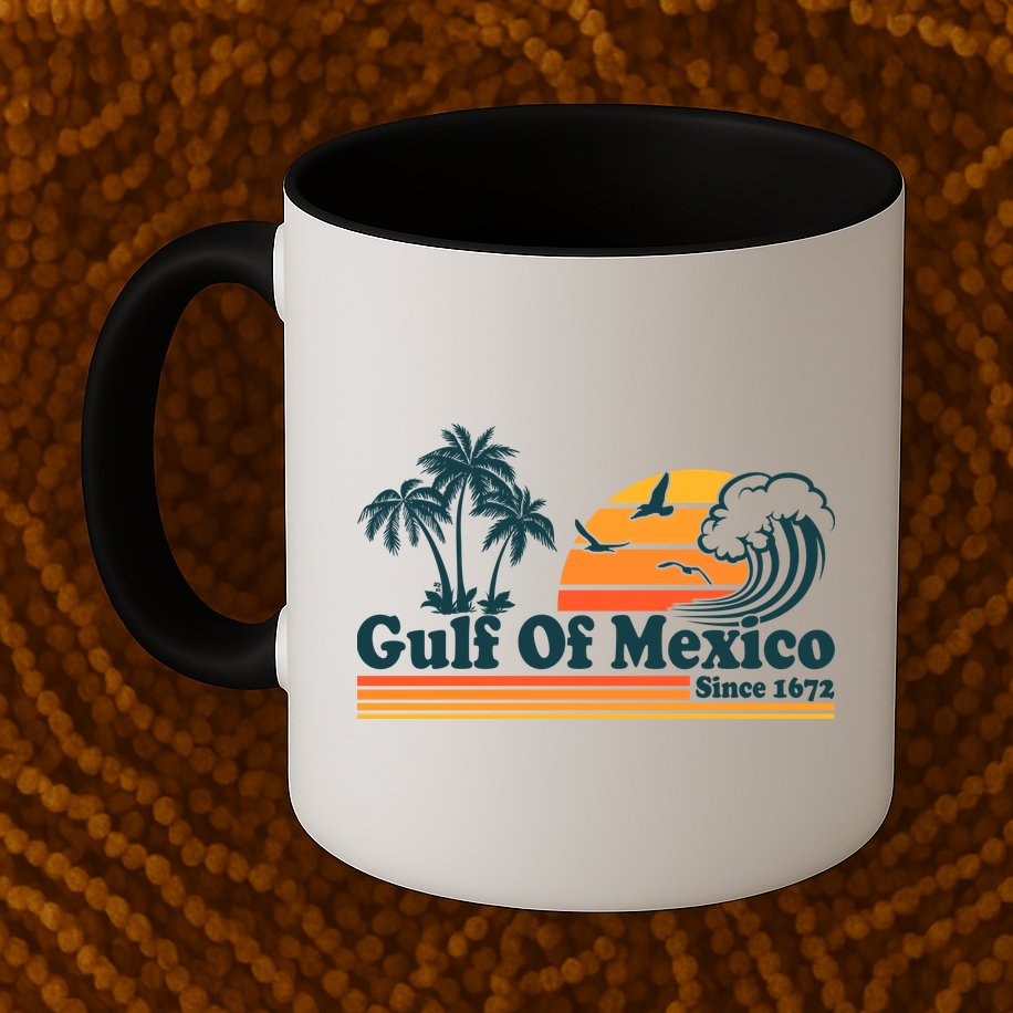 Retro Vintage Gulf Of Mexico Since 1672 Mug