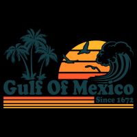 Retro Vintage Gulf Of Mexico Since 1672 Mug