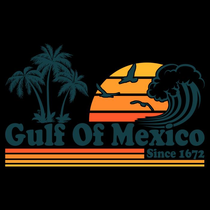 Retro Vintage Gulf Of Mexico Since 1672 Mug