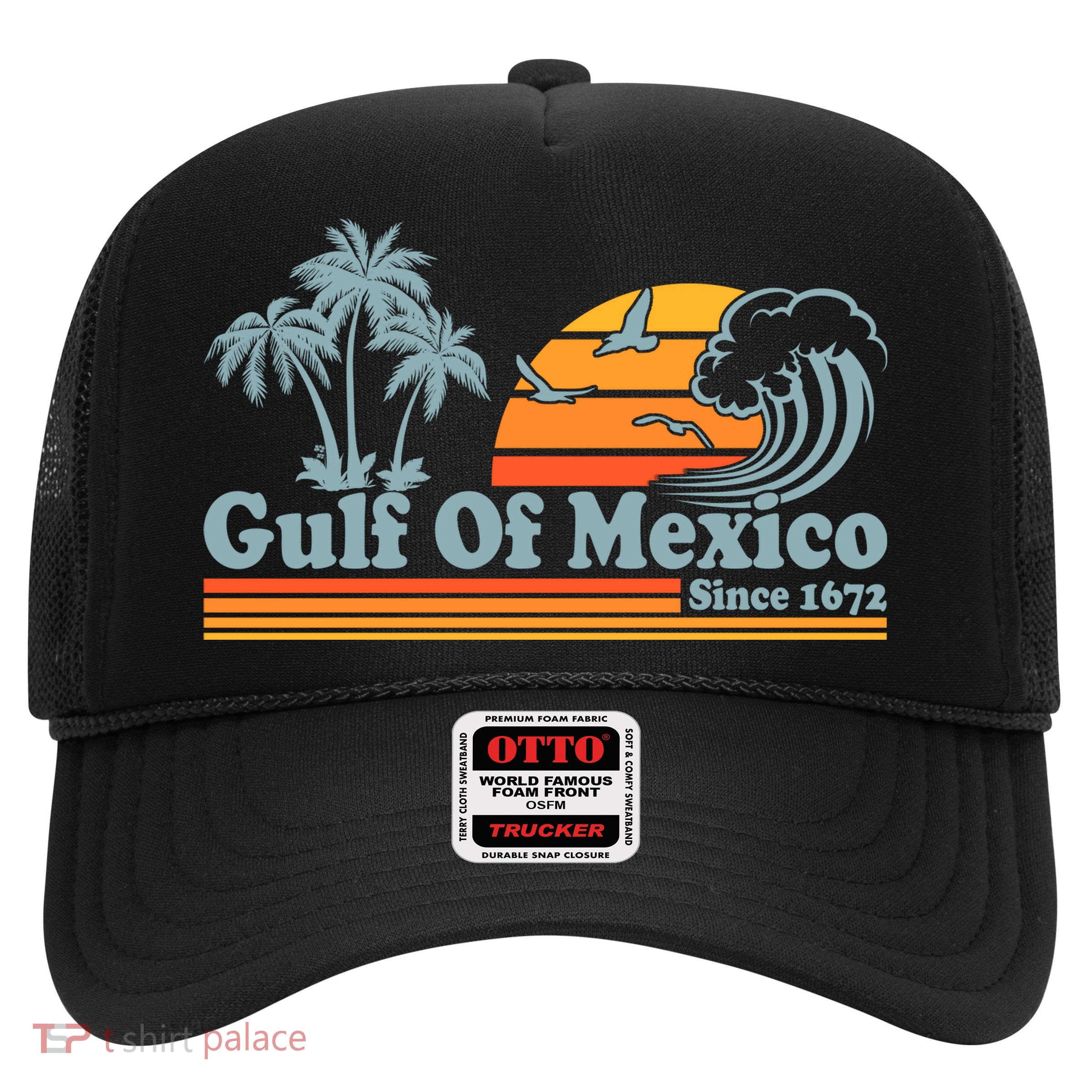 Retro Vintage Gulf Of Mexico Since 1672 Trucker Hat